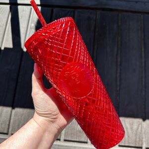 STARBUCKS Holiday 2021 Ruby Red Jeweled 24oz Venti Tumbler
